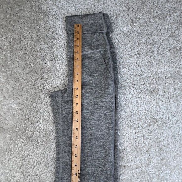 Aerie Offline The Hugger Foldover Hi Rise Flare Pant Gray - Picture 10 of 11